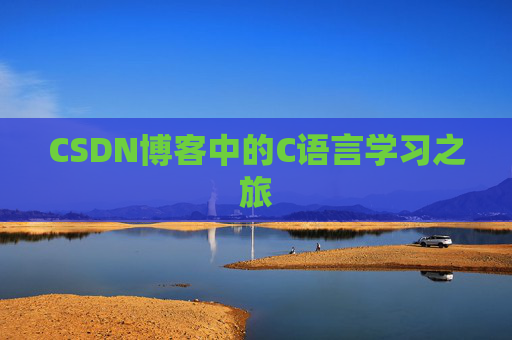 CSDN博客中的C语言学习之旅